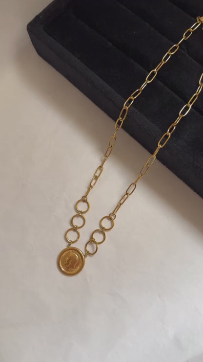 Circles Coin Necklace